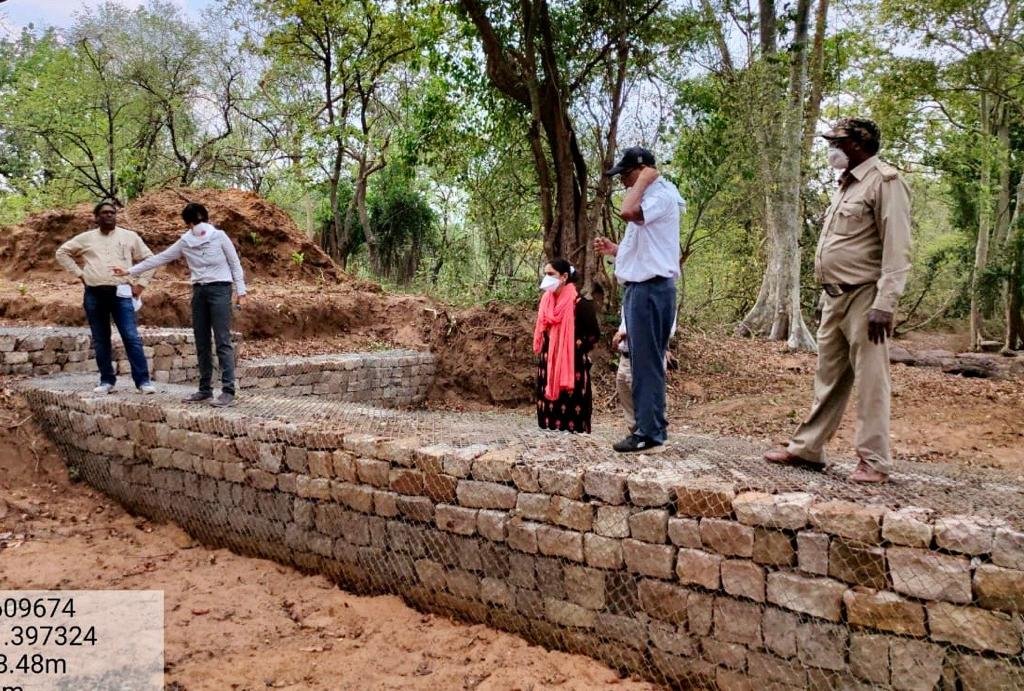 रायपुर : नरवा विकास कार्यक्रम : देवरानी-जेठानी नाला में जल संचयन के लिए हो रहे विविध कार्य