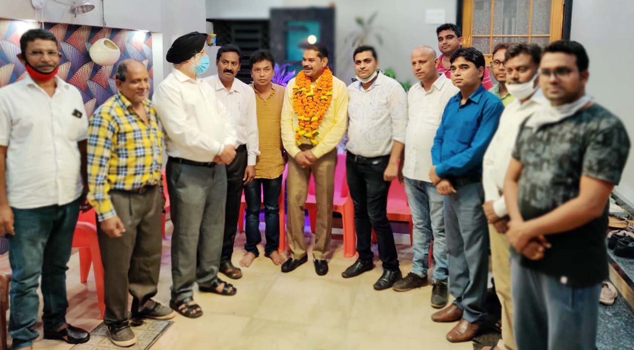 पिछड़ा वर्ग आयोग  के  नवनियुक्त सदस्य महेश चंद्रवंशी  के राजनांदगांंव आगमन  पर भव्य स्वागत