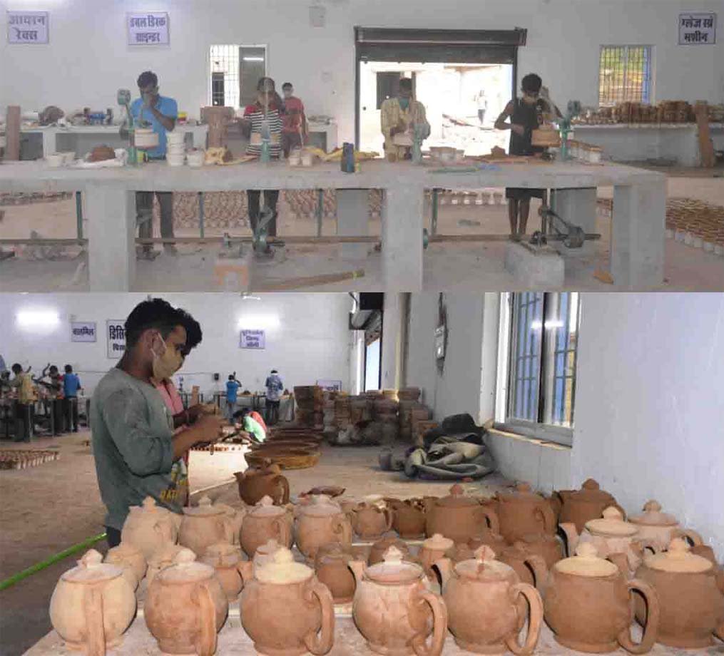 रायपुर : ग्लेजिंग यूनिट से मिलेंगे रोजगार के नए अवसर: मंत्री गुरु रूद्रकुमार : माटीकला बोर्ड ने तैयार किया राज्य का दूसरा ग्लेजिंग यूनिट  प्रवासी श्रमिकों को मिलेगी सौगात