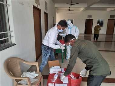 ध्यान शिविर में मिले सात पाजिटिव, शिविर निरस्त