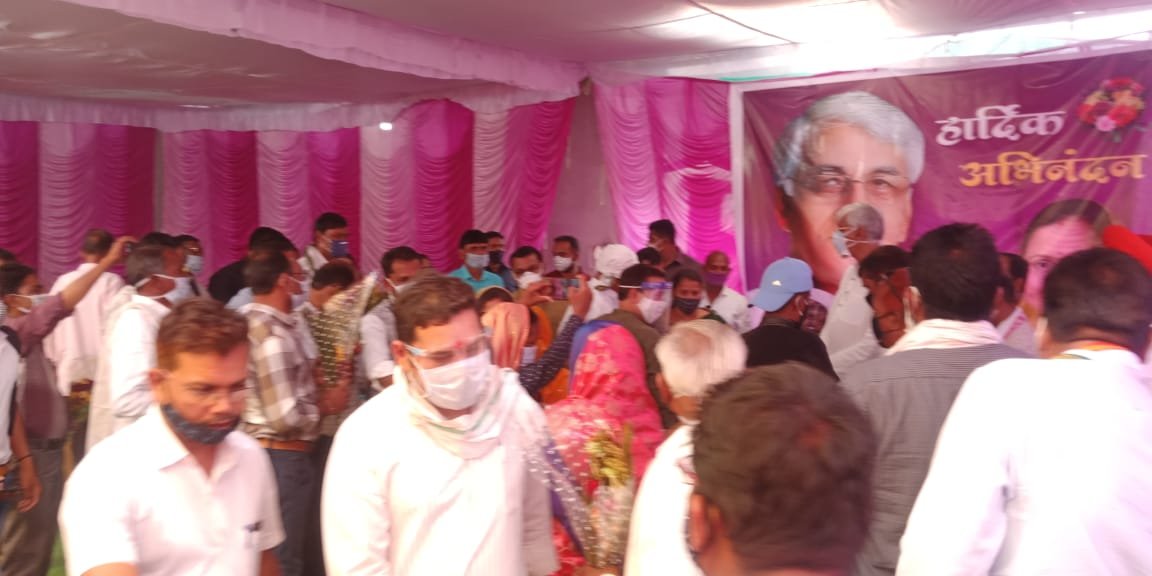 ।।प्रदेश की जनता कोरोना से त्रस्त खुज्जी विधायक जन्मदिन में मस्त।।