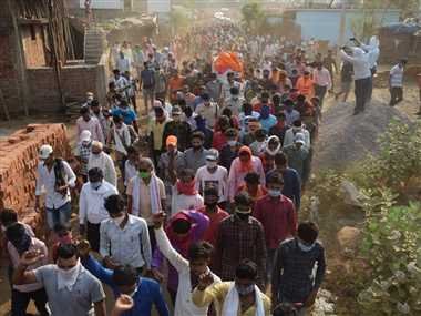 शहीद जगतराम को नम आखों से ग्रामीणों ने दी विदाई