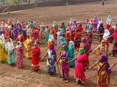 मनरेगा मजदूरों ने ली जल संरक्षण करने की शपथ