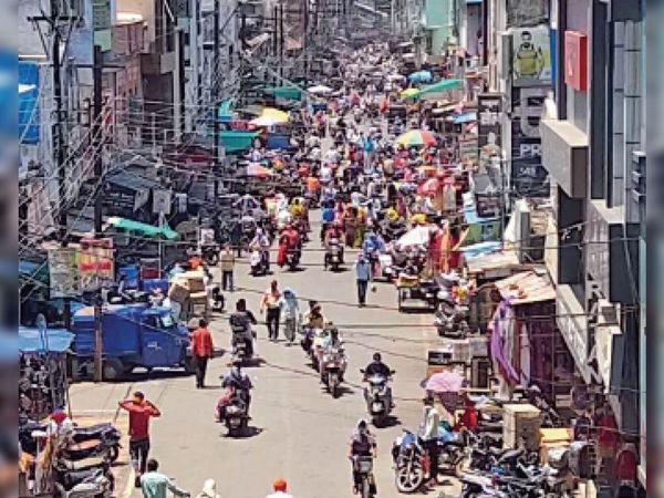 दुकानदारों को मिली राहत पर भीड़ जुटने से बढ़ रही चिंता