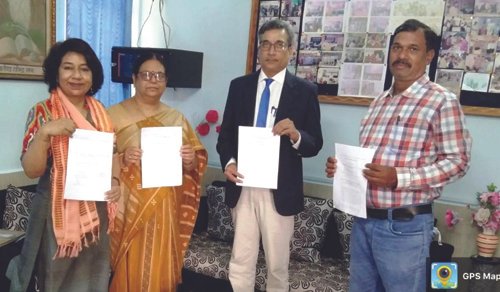 राजनांदगांव : कमला कॉलेज एवं ट्रेनिंग पाइंट आईबीएम के बीच एमओयू