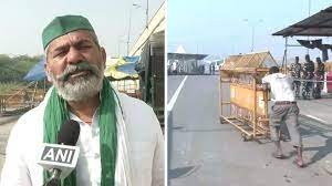 गाजीपुर बार्डर से बैरिकेड हटाने पर बोले राकेश टिकैत ‘किसान अपनी फसल बेचने पार्लियामेंट में जाएंगे’