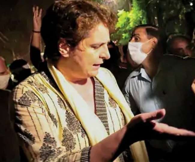 कांग्रेस महासचिव प्रियंका गांधी वाड्रा सीतापुर में गिरफ्तार, निजी मुचलके पर होंगी रिहा