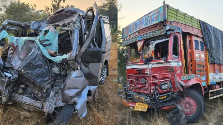 मुंबई-गोवा हाईवे पर भीषण सड़क हादसा, ट्रक-कार की टक्कर में नौ लोगों की मौत