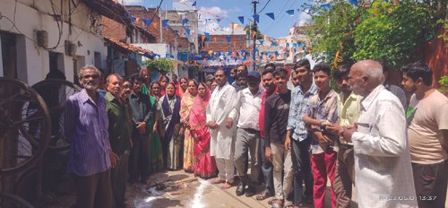 राजनांदगांव : स्टेशन पारा वार्ड में 21 लाख का पीसीसी निर्माण कार्य का हुआ भूमिपूजन