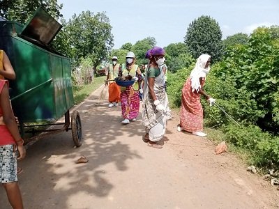 CG : कचरा मुक्त गांव बनने घर-घर से कचरा संग्रहण