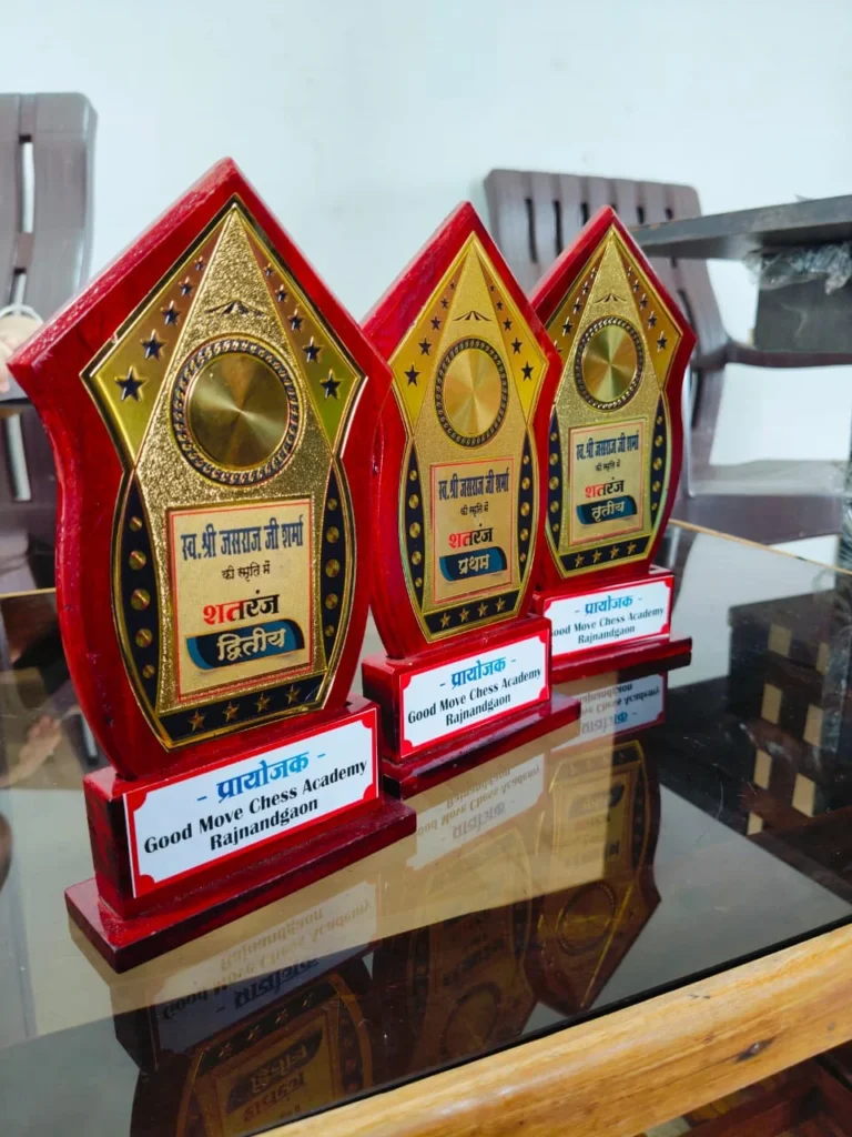 राजनांदगांव : ओलंपियाड में गोल्ड मेडल जीतने के सम्मान पर हुआ शतरंज प्रतियोगिता