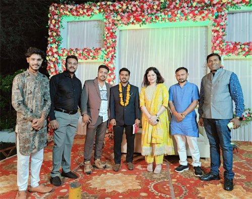 राजनांदगांव : जोगी कांग्रेस जिलाध्यक्ष के भाई की सगाई में राजनांदगांव पहुंची ऋचा अमित जोगी