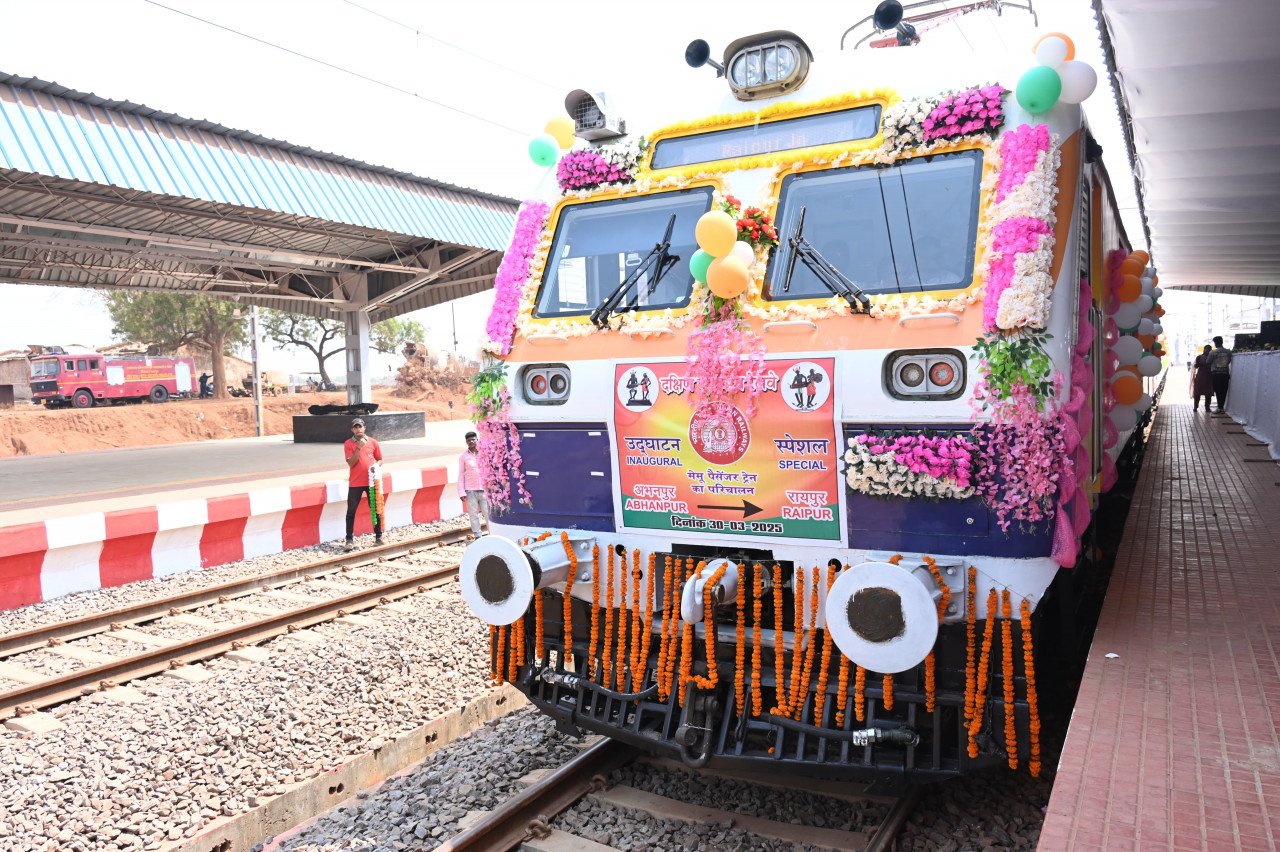 रायपुर : रेल नेटवर्क से जुड़ा नया रायपुर राजधानी क्षेत्र