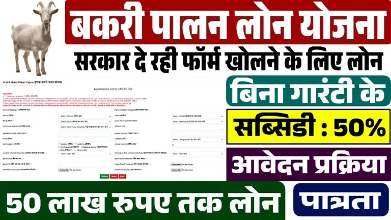 Bakri Palan Farm Yojana 2025
