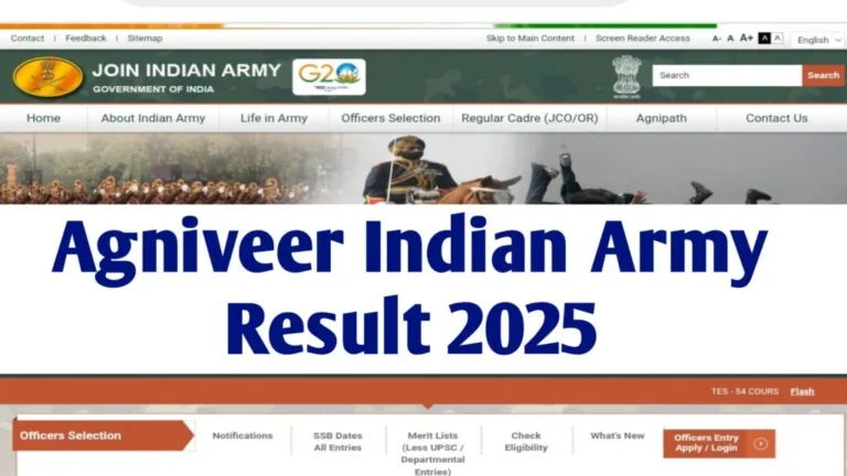 Agniveer Result 2025