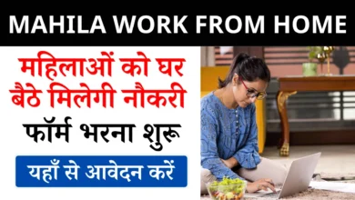 Mahila Work From Home Job: