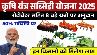 Krishi Upkaran Subsidy Yojana 2025