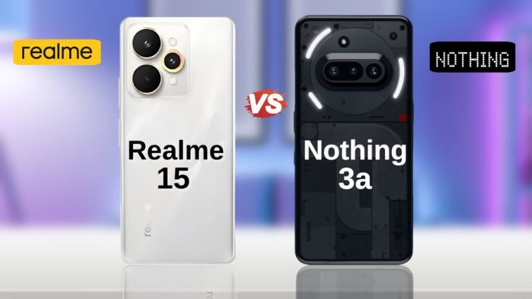 OnePlus Nord CE 5 5G vs Nothing Phone 3a vs Realme 15 5G