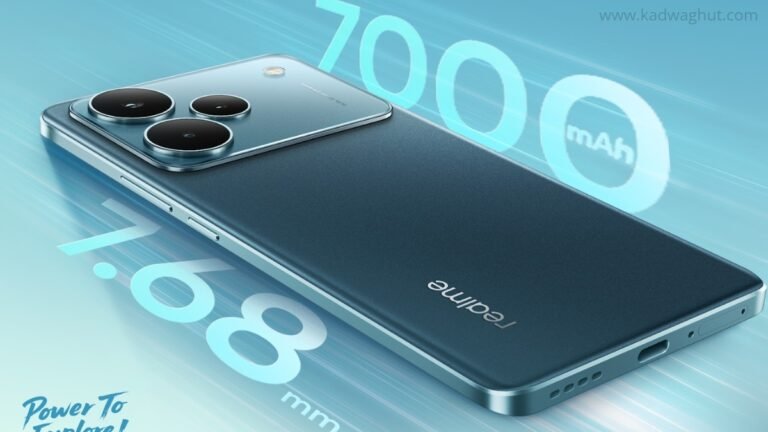 Realme का धाकड़ 5G स्मार्टफोन लॉन्च, 7000mAh बैटरी 50MP कैमरा और 144Hz डिस्प्ले के साथ